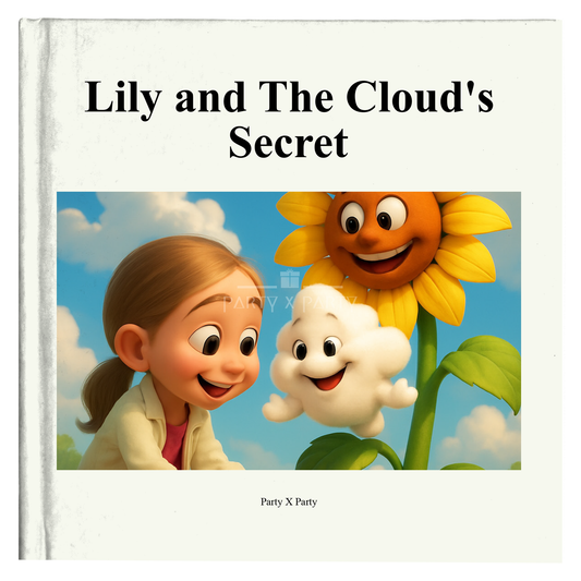 Lily and the Cloud's Secret Customized Book party X party