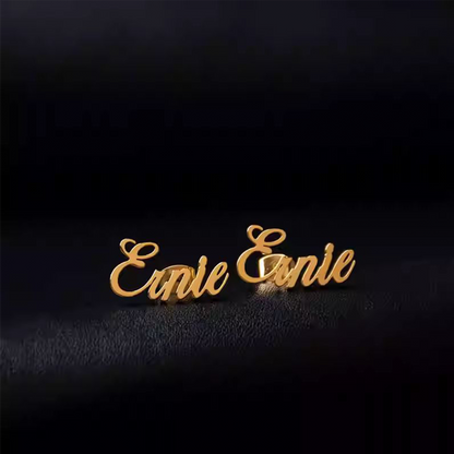 DIY Custom Name Earrings, Made to Order with English Letters, Logo, or Pattern Earring Accessories party X party