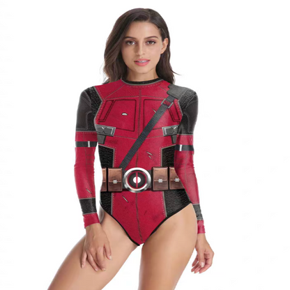 Deadpool Women’s Cosplay Bodysuit – Marvel Superhero Performance Costume | MTJ315 party X party