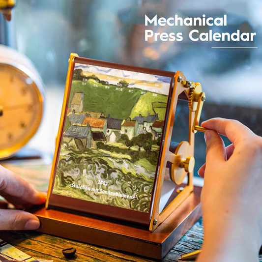 Luxury Mechanical Perpetual Calendar | High-End Desktop Decor for Teachers & Professionals | Unique Birthday & Christmas Gift for Her/Him