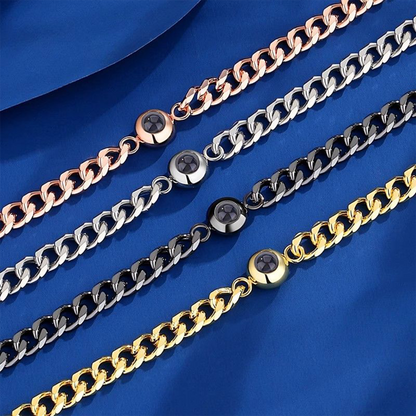 High-End Cuban Chain Projection Bracelet