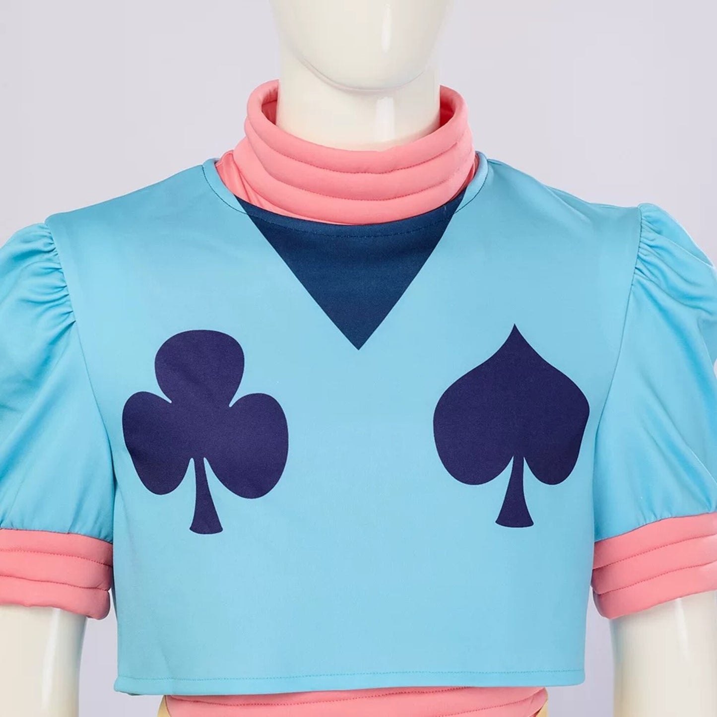 Hisoka Morow Blue Cosplay Costume Full Outfit Set with Wig for Hunter x Hunter Anime Halloween, Comic Con & Convention Cosplay – QL006 party X party