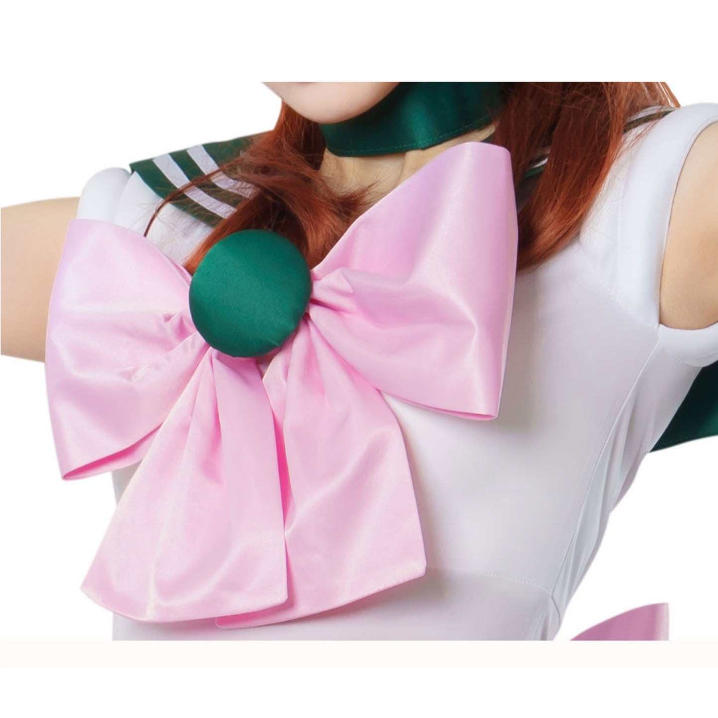 Sailor Moon Makoto Kino Cosplay Costume Full Set – Jupiter Green Dress SM007 party X party