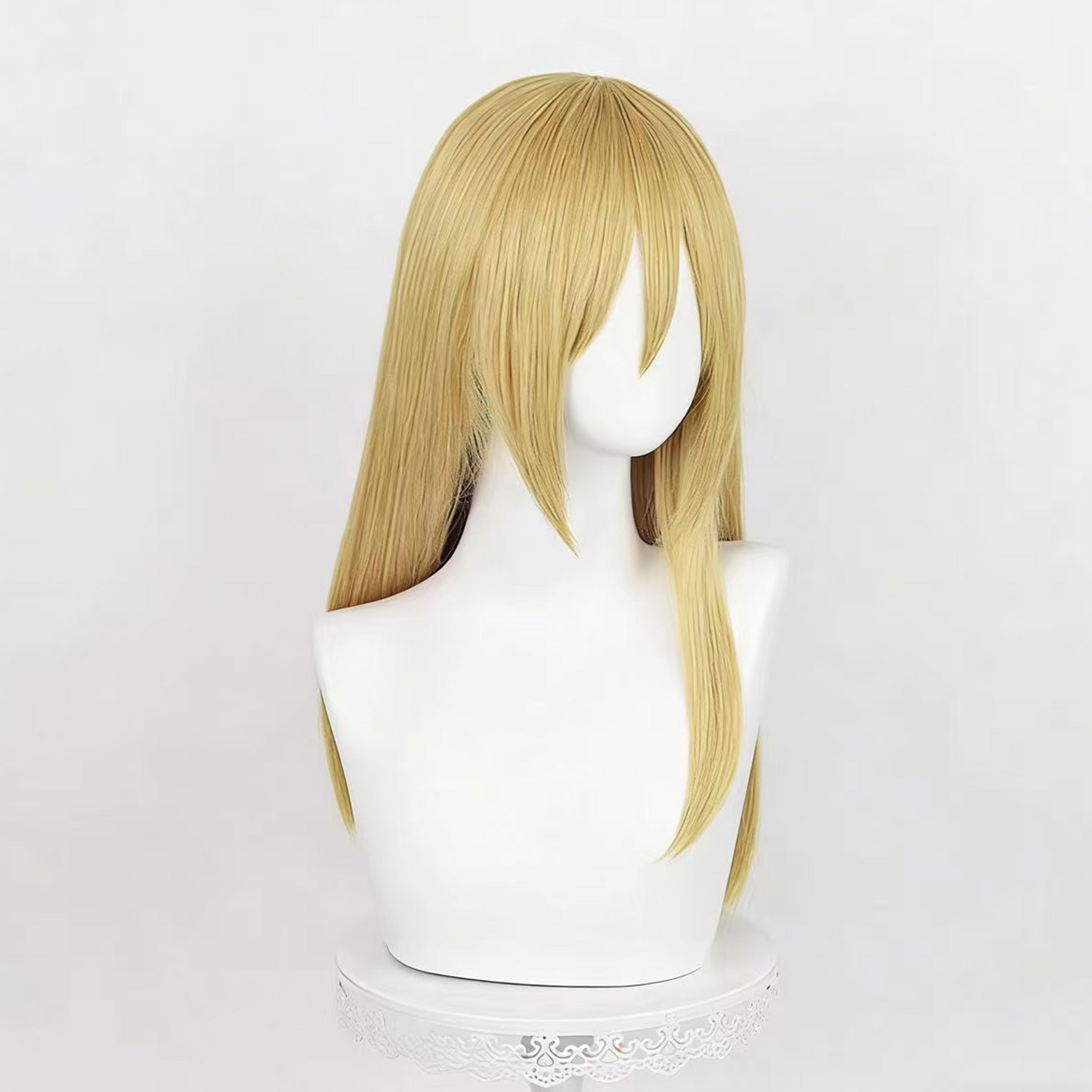 Historia Reiss Light Blonde Curly Cosplay Wig with Realistic Scalp for Anime Costume – AOT013 party X party