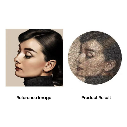 Colorful DIY Nail String Art & Thread Painting Gift