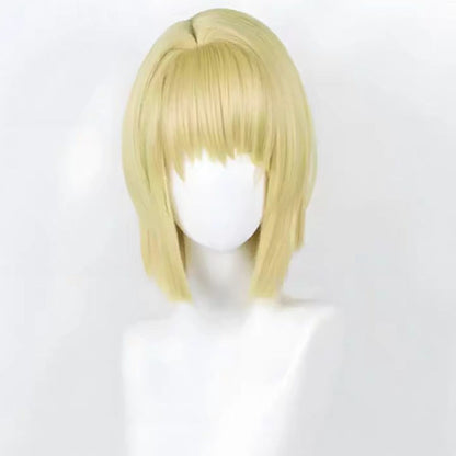 Kurapika Cosplay Wig Hunter x Hunter Anime Role Play Heat-Resistant Synthetic Hair Costume Wig for Halloween, Conventions & Cosplay Events – QL002 party X party