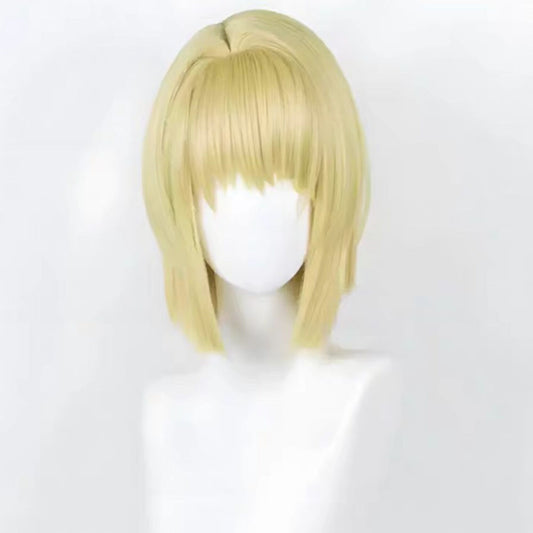 Kurapika Cosplay Wig Hunter x Hunter Anime Role Play Heat-Resistant Synthetic Hair Costume Wig for Halloween, Conventions & Cosplay Events – QL002 party X party