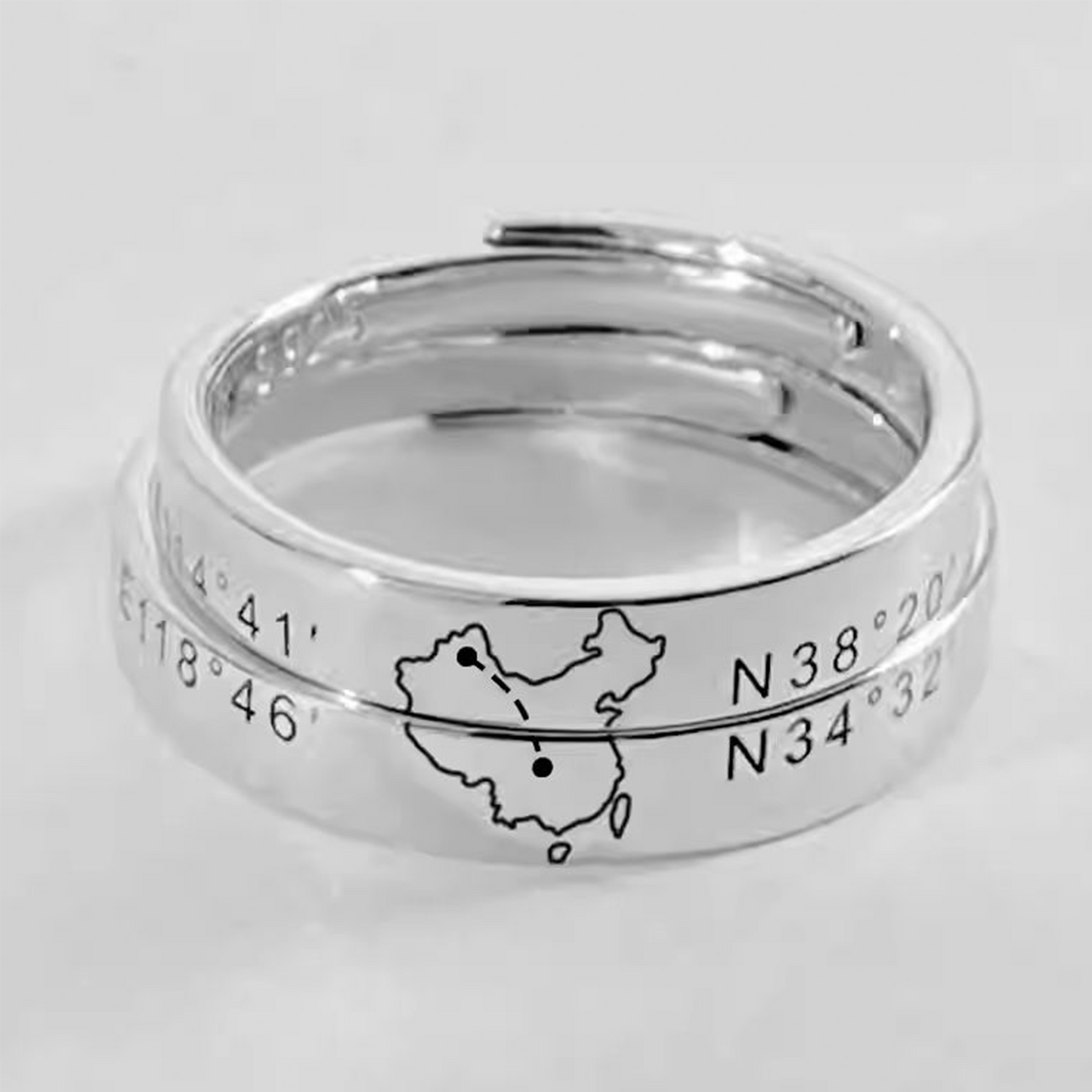 Birthday Gift, Creative and Practical Small Surprise for Long-Distance Couple, Romantic Couple Rings party X party