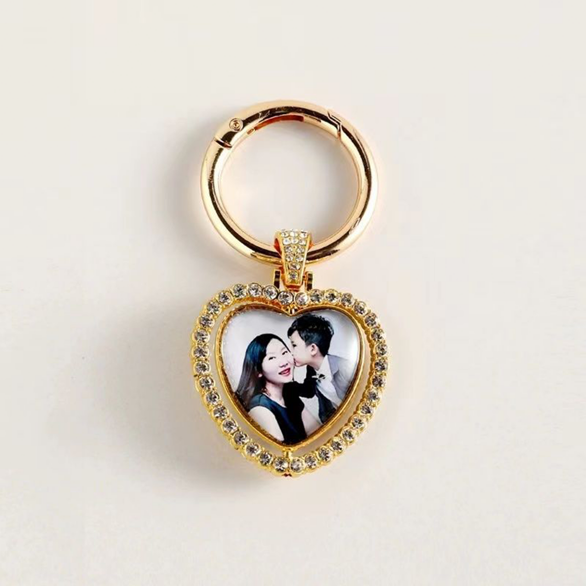 Double-Sided Photo/Pattern Custom Keychain, Creative Birthday Gift, Fashionable Charm, Gift for Boyfriend/Girlfriend party X party