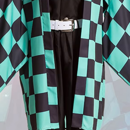 Demon Slayer Character Cosplay Set – Tanjiro Cosplay Costume with Wig G005 party X party