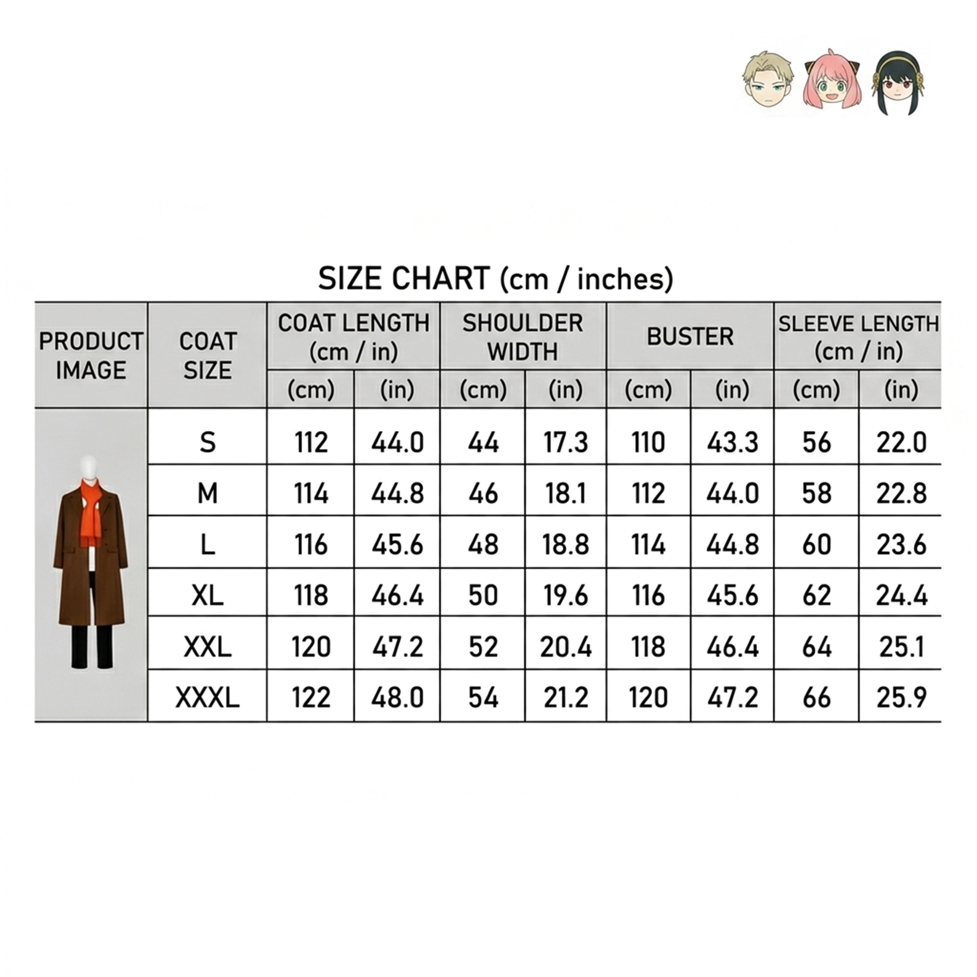 Spy x Family Loid Forger Cosplay Outfit – Eden Style Suit with Scarf SF014 party X party