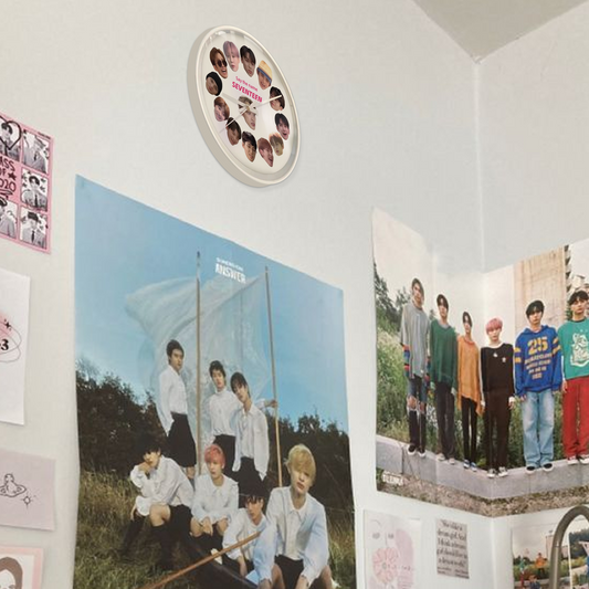 DIY Couple's Wall Clock Material Kit | Handmade Minimalist Art Clock for Beginners | Creative Birthday or Graduation Gift | Modern Scandi Home Decor