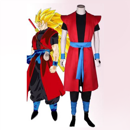 Dragon Ball Heroes Future Outfit Cosplay Costume Anime Battle Training Set Full Accessories DB009