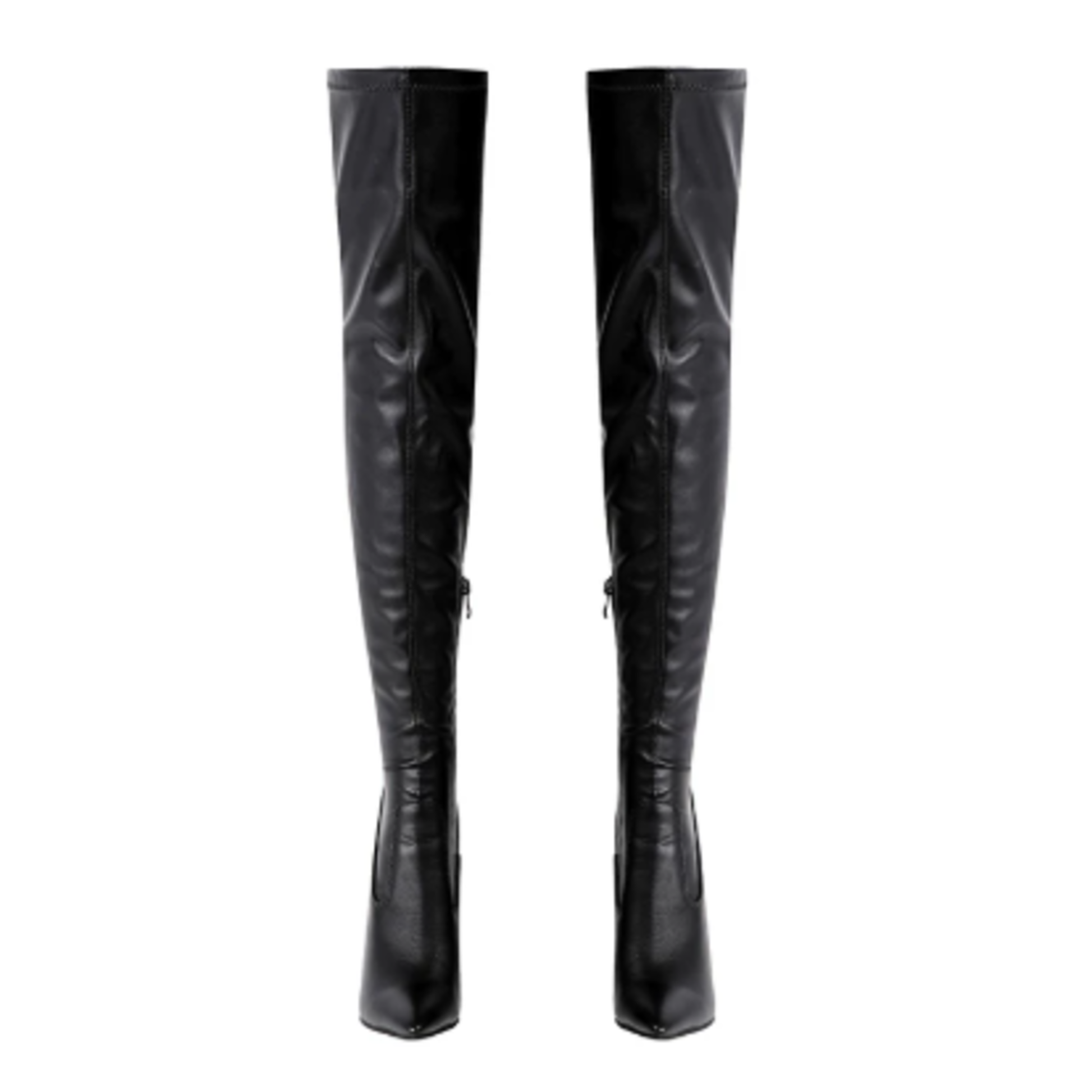 Batman The Dark Knight Rises Catwoman Selina Kyle Black Cosplay Boots Movie-Inspired Knee-High Footwear for Halloween & Comic Con – DC405 party X party