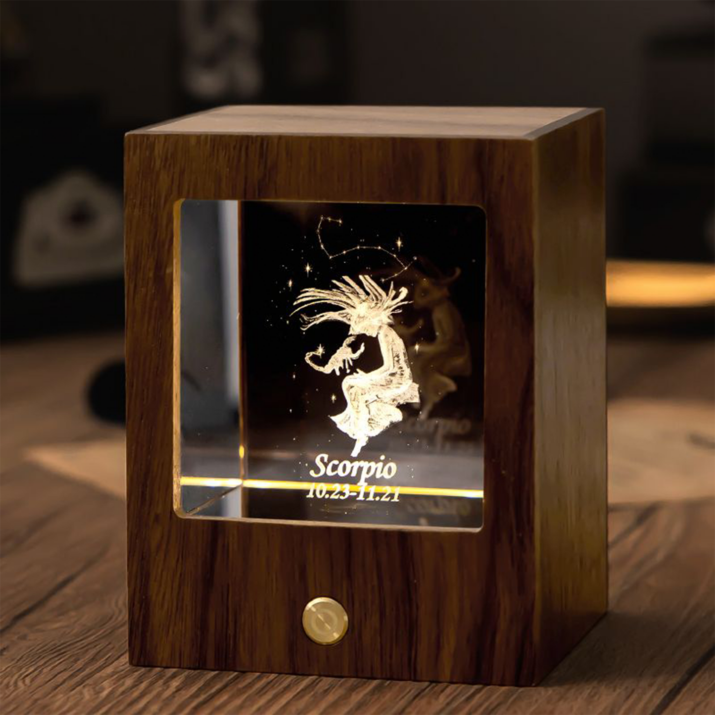 Zodiac Crystal Ambient Night Light