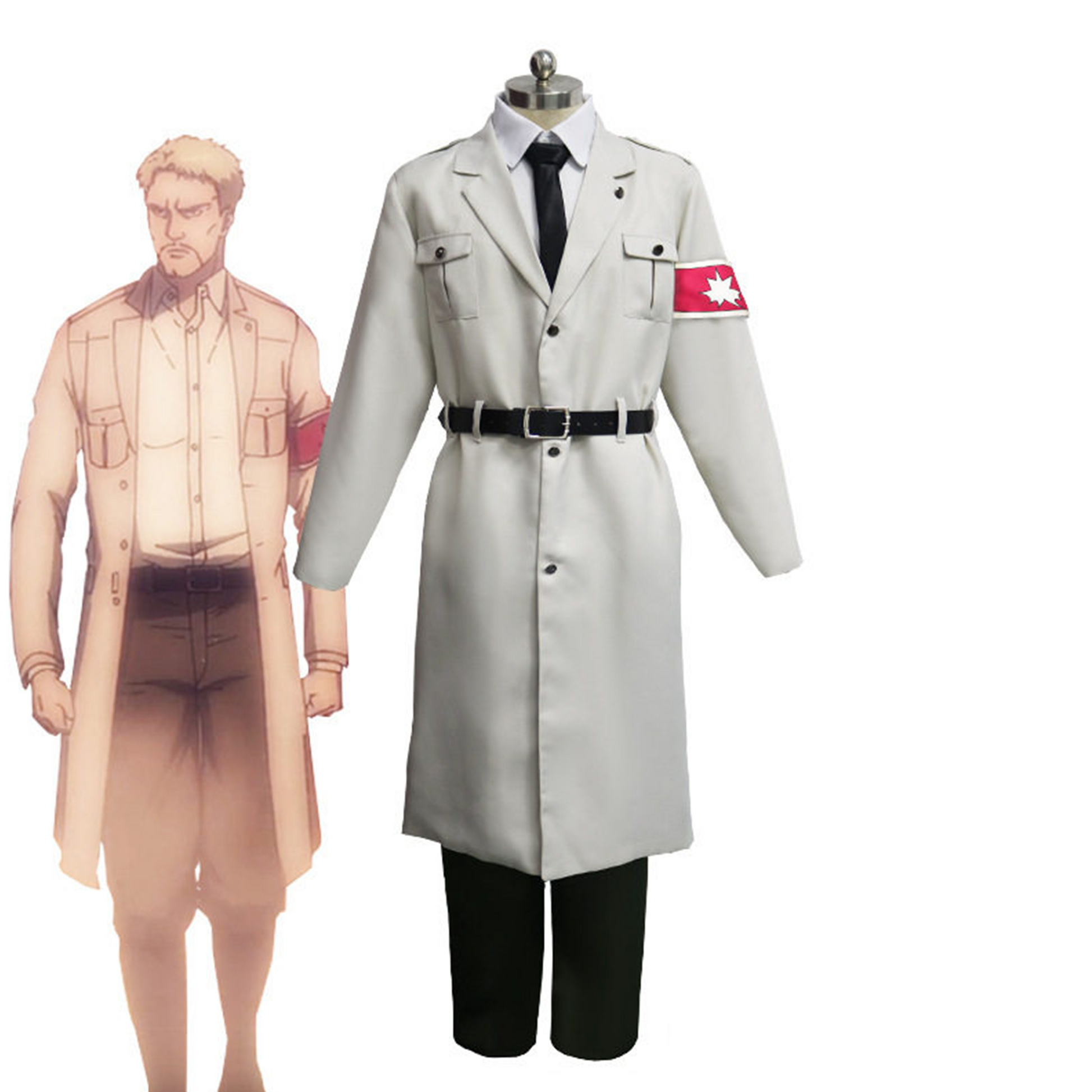 Eren Yeager Survey Corps Full Cosplay Outfit Anime Cape Costume Set – AOT021 party X party