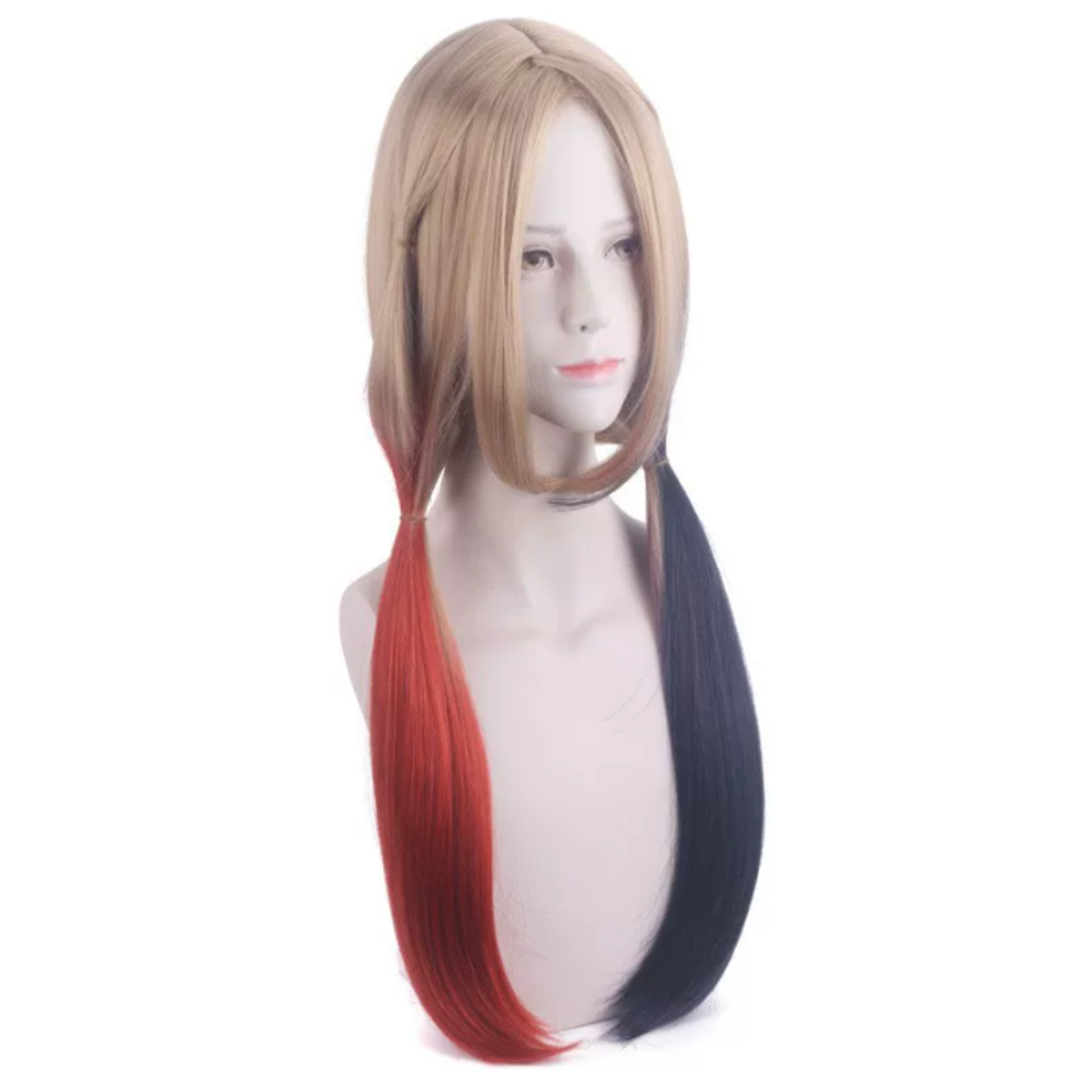 The Suicide Squad (2021) Harley Quinn Cosplay Wig – Blonde & Pink Movie Costume Wig | DC217 party X party