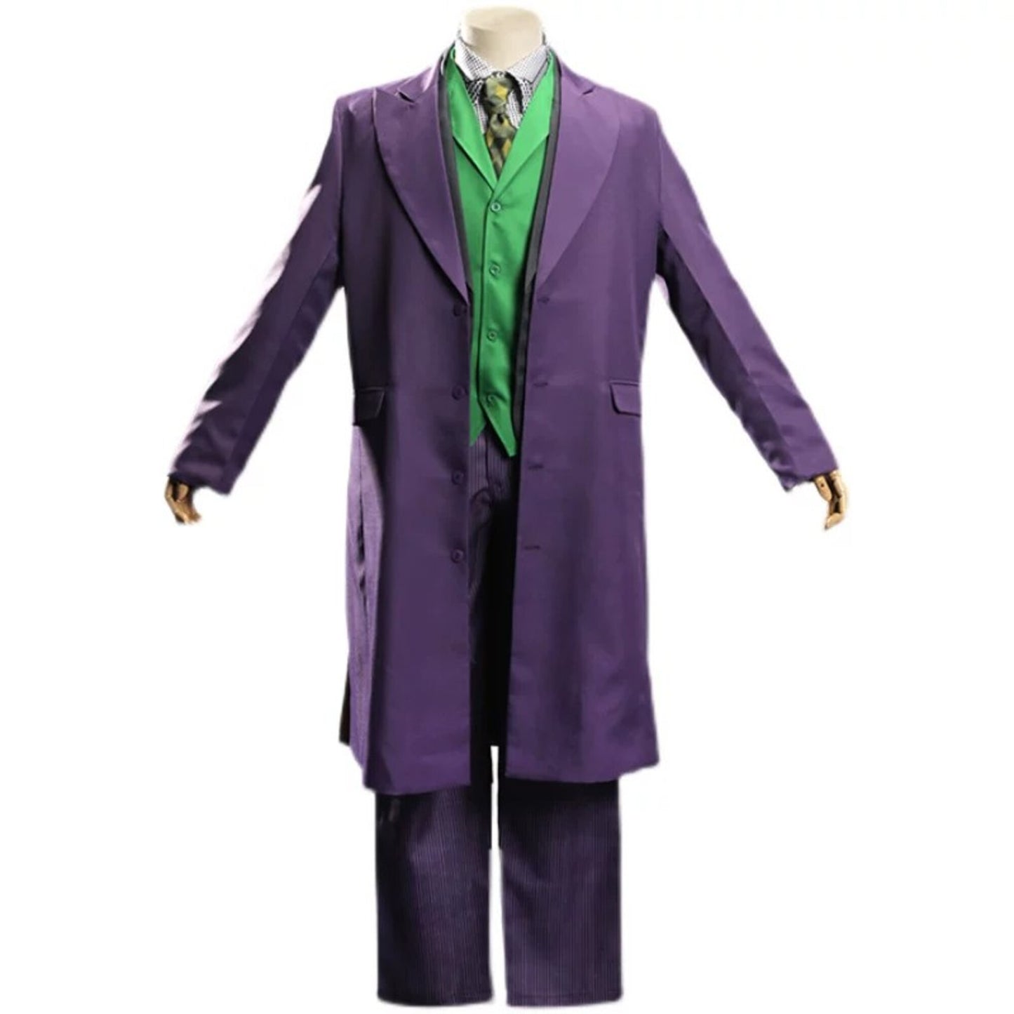 The Dark Knight Joker Heath Ledger Cosplay Costume – Movie Villain Suit Performance Outfit | DC101 party X party