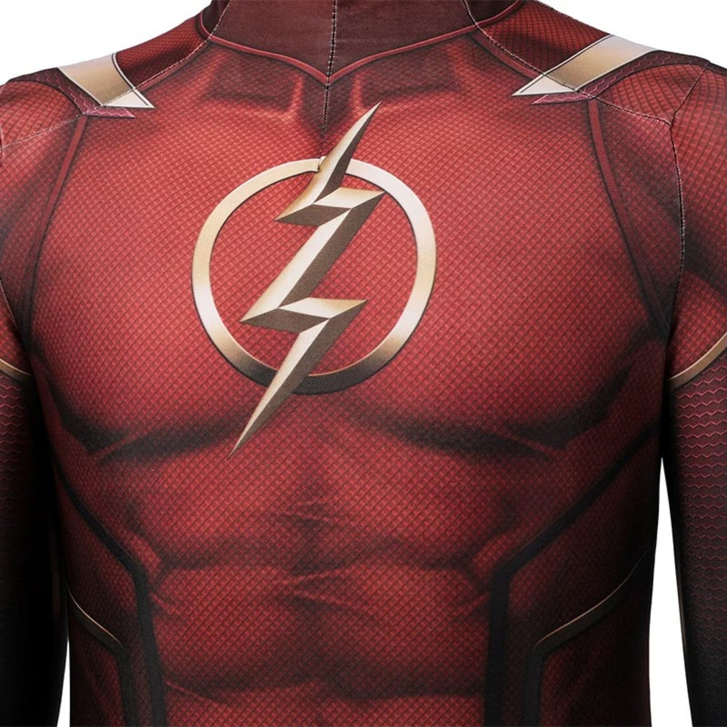 The Flash Injustice 2 The Flash Full Set Cosplay Costume with Helmet Movie-Style Tight Jumpsuit Outfit for Halloween & Comic Con – DC306 party X party