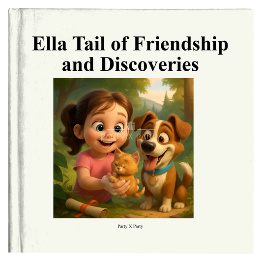 Elle Tail of Friendship and Discoveries – Personalized Storybook party X party