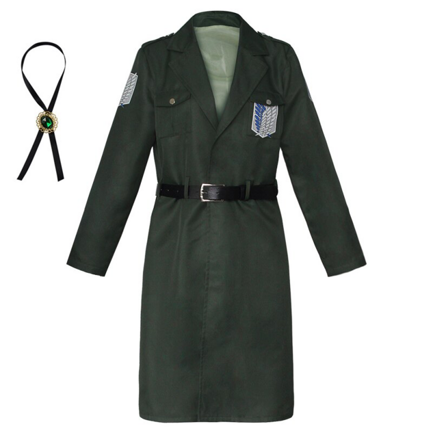 Marley Officer Survey Corps Full Cosplay Outfit Set with Anime Cape & Accessories – AOT020 party X party