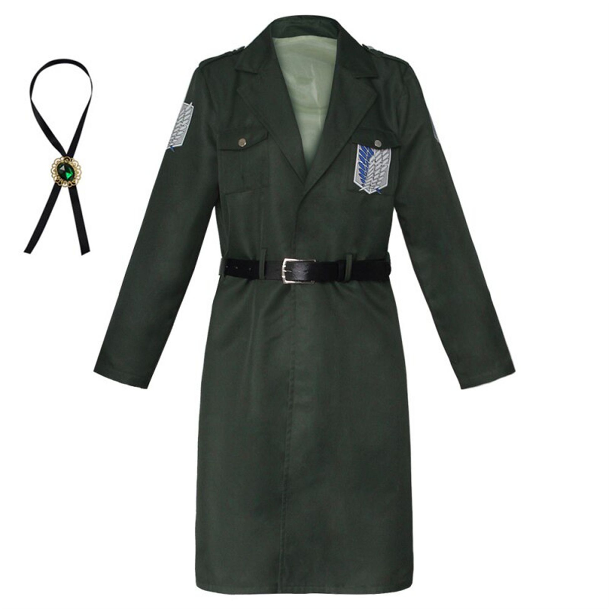 Marley Officer Survey Corps Full Cosplay Outfit Set with Anime Cape & Accessories – AOT020 party X party