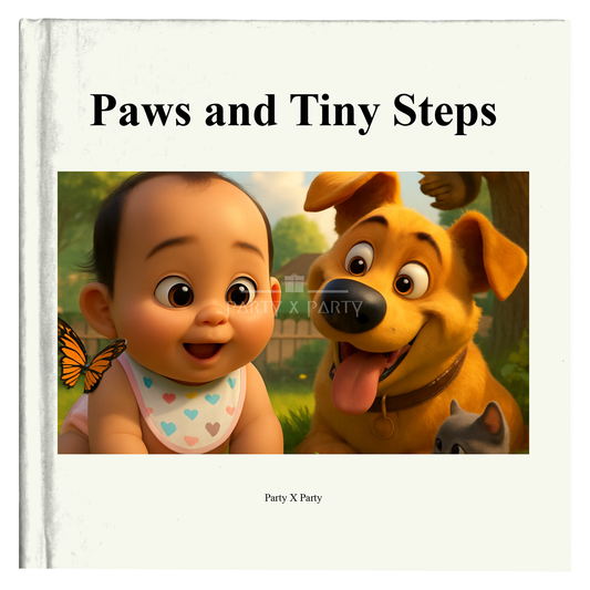 Paw's and Tiny Steps – Personalized Storybook party X party