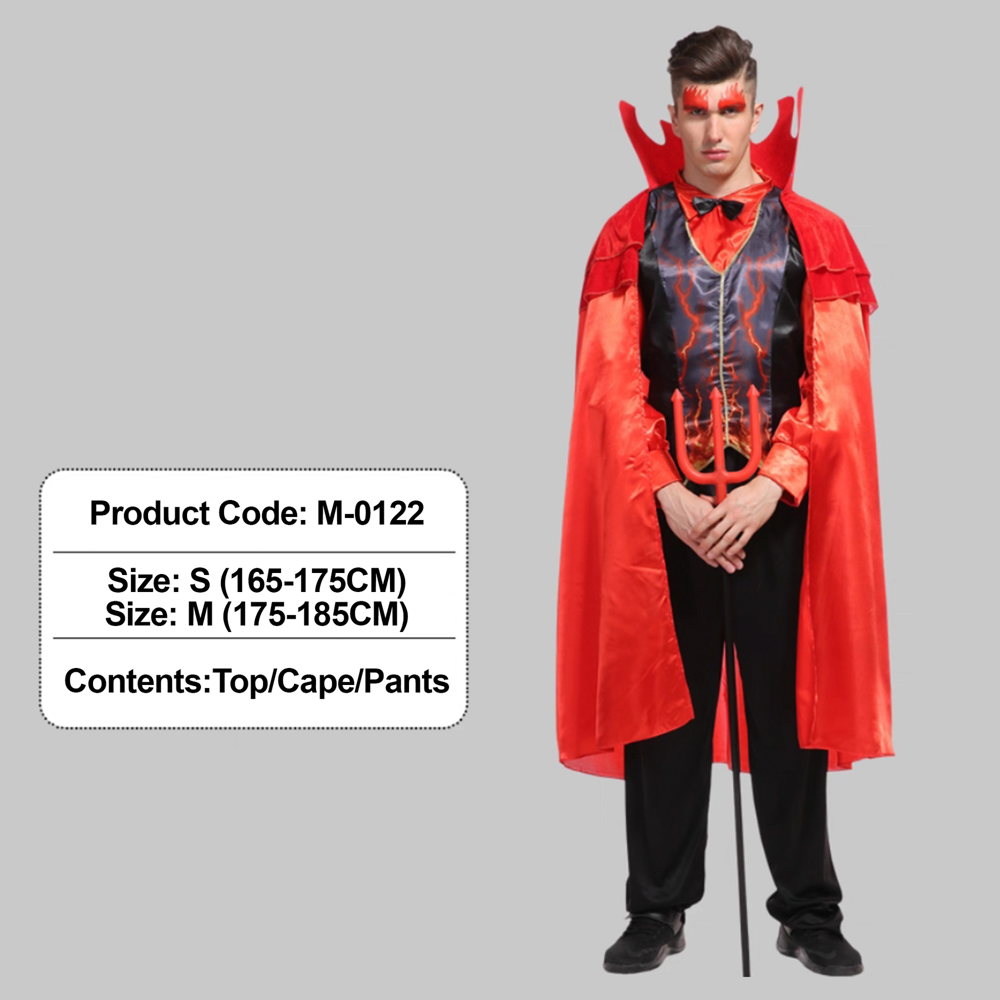 Halloween Kids' Costume - Scary Flame Skull Robe (Kid Version) party X party
