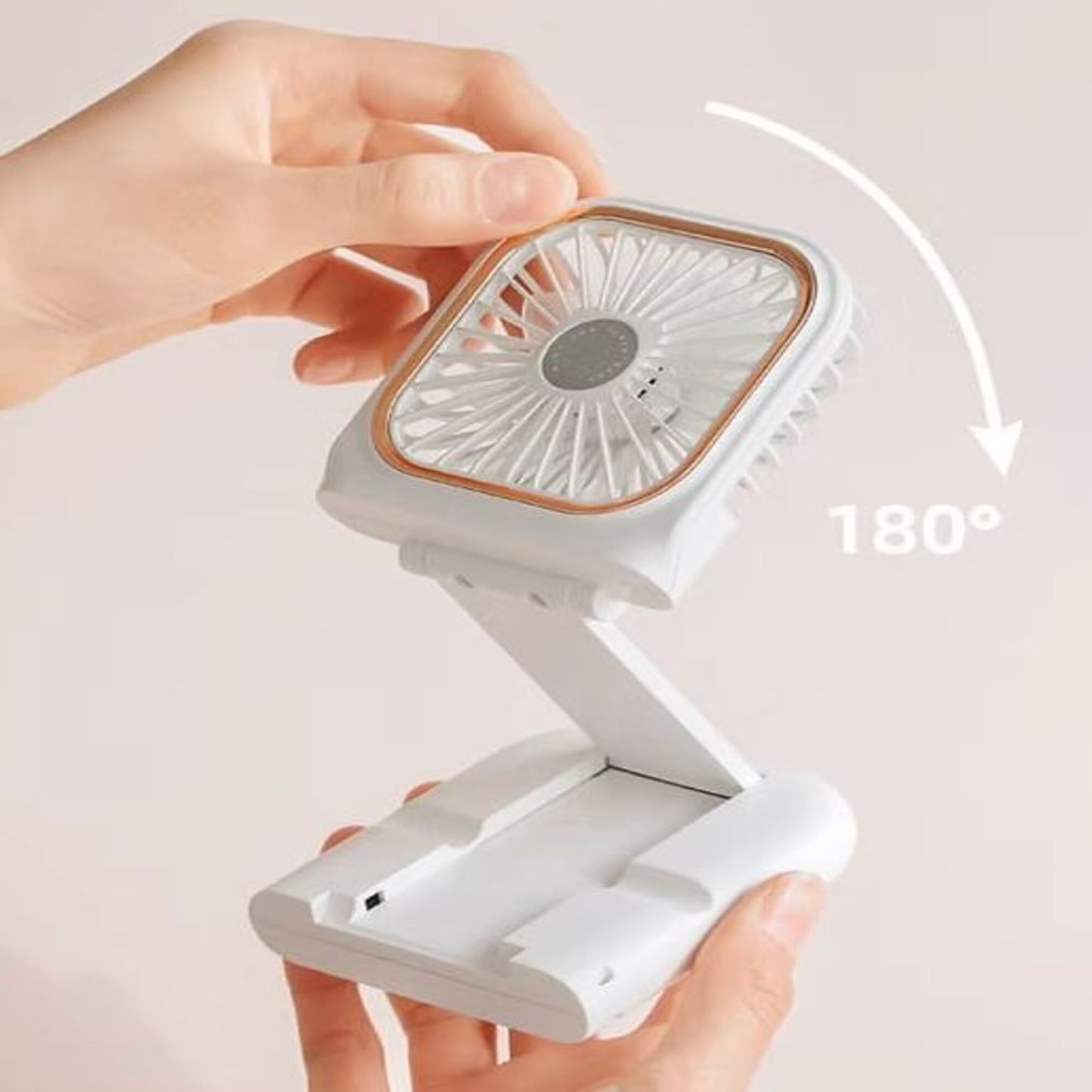 Foldable Neck Fan – 3-in-1 Handheld, Desktop & Neck Fan with Power Bank, Quiet & Portable | HF009 party X party