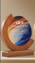 Wooden Trophy Creative Trophy Round Crystal Trophy – TR-855