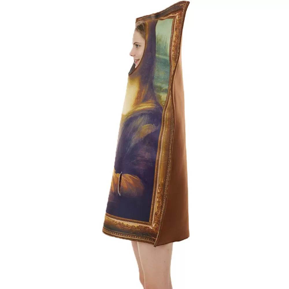 Mona Lisa Painting Costume – Classic Art with a Fun Twist for Halloween costume! - party X party