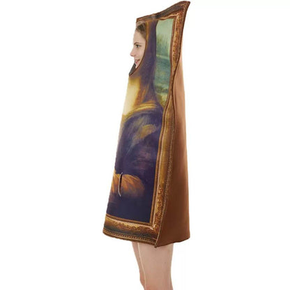 Mona Lisa Painting Costume – Classic Art with a Fun Twist for Halloween costume! - party X party