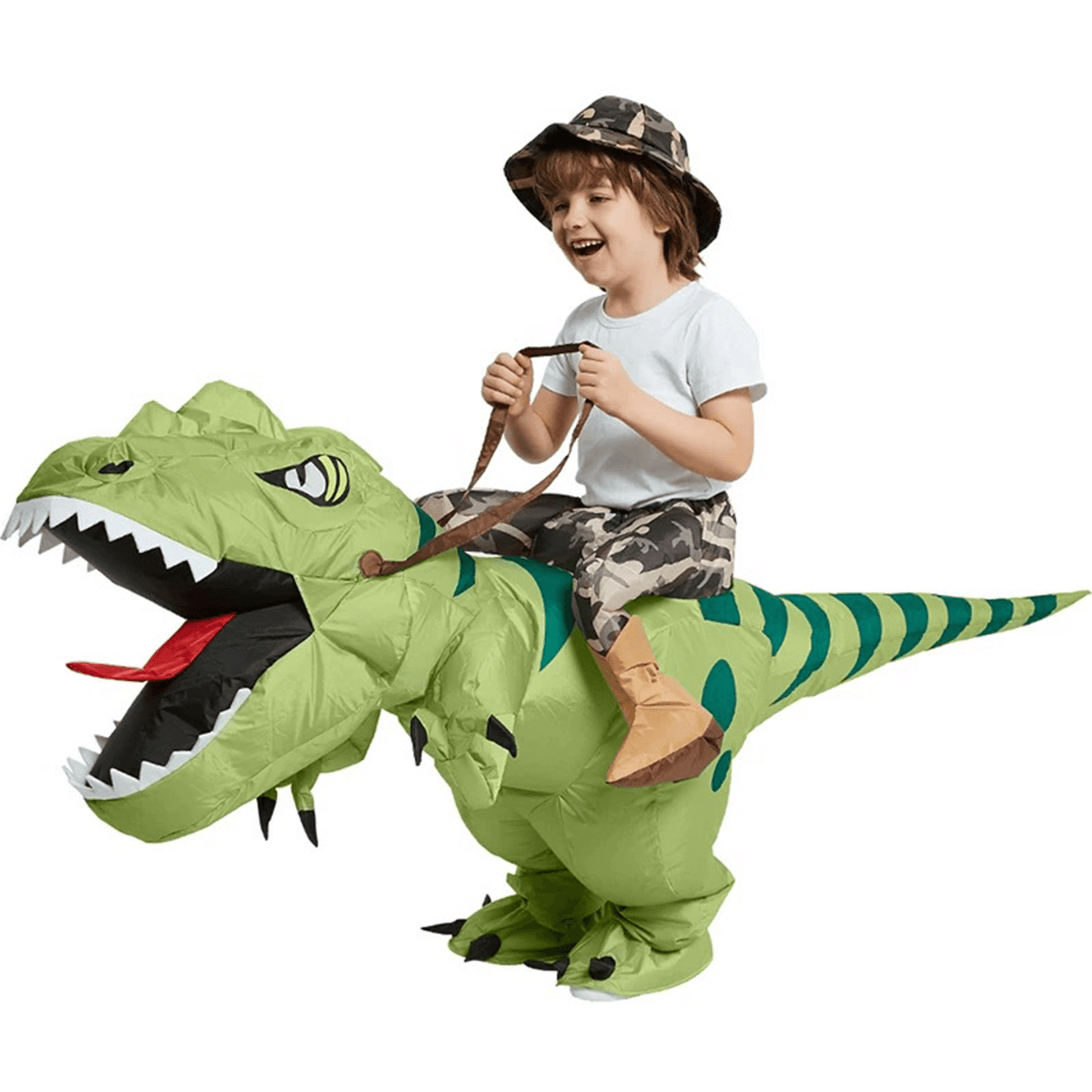 Running T-Rex Inflatable Costume – Fun Dinosaur Costume for Toddlers, Kids & Adults - party X party