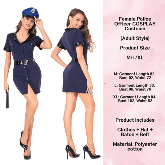 No. 12 Policewoman Cosplay Costume Collection – Perfect for Halloween & Costume Parties - party X party