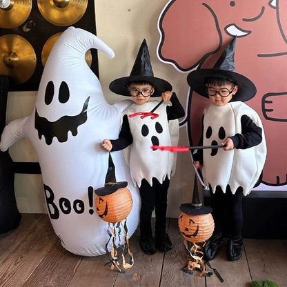 Adorable Kids Ghost Wizard Costume Set – Perfect for Boys & Girls - party X party