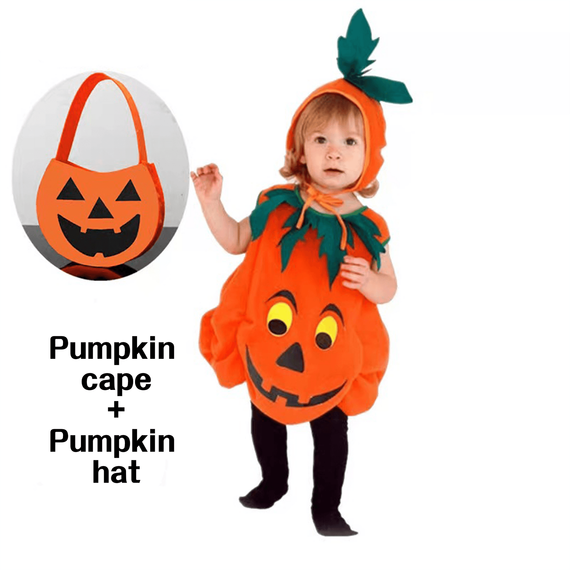 Adorable Baby Pumpkin Costume Set – Perfect for Halloween and Fall Celebrations (Suitable for babies and toddlers) - party X party
