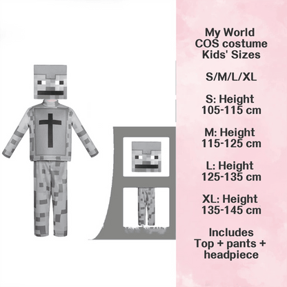 Skeleton Minecraft Character Costumes – Bring the Game to Life for Halloween Costume! - party X party