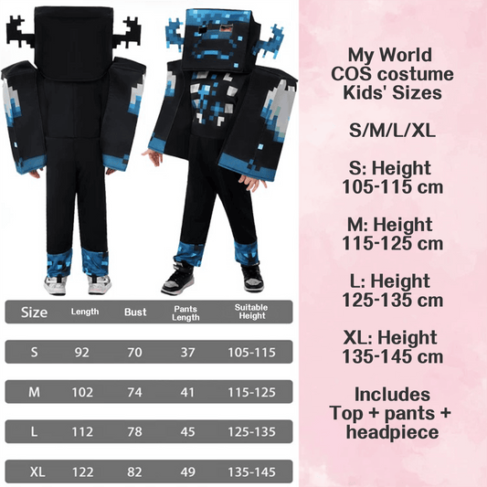 Warden Minecraft Character Costumes – Bring the Game to Life for Halloween Costume! - party X party