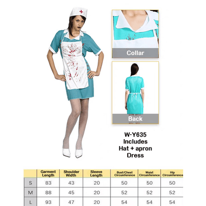 Bloody Nurse Costume - party X party
