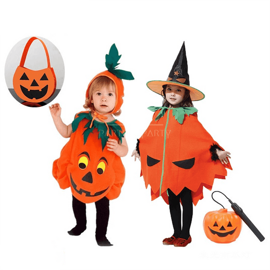 Adorable Baby Pumpkin Costume Set – Perfect for Halloween and Fall Celebrations (Suitable for babies and toddlers) - party X party