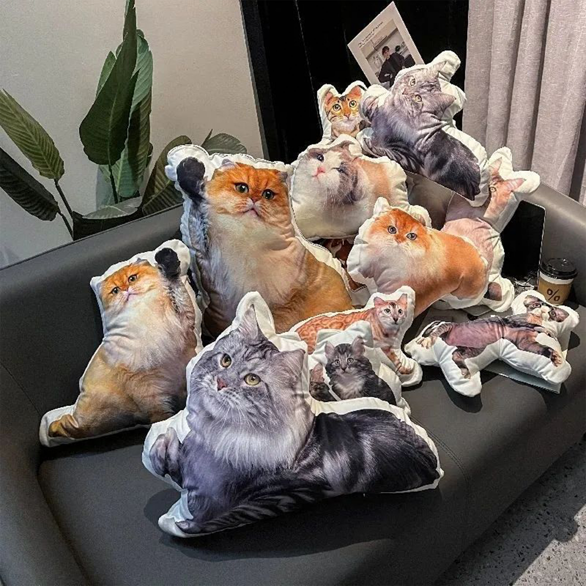 Exclusive Custom Creative Pet Cat/Dog Doll/Figurine Gift Cushion/Pillow party X party