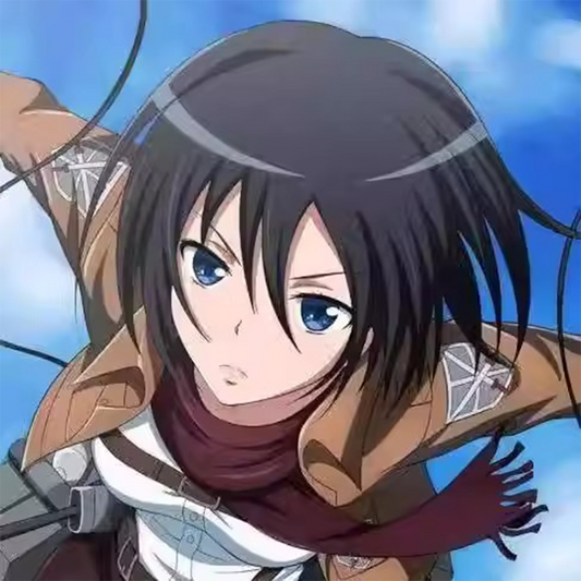 Eren Yeager Mikasa Ackerman Levi Ackerman Survey Corps Jacket Cosplay Costume with Faux Leather Details – AOT023 party X party