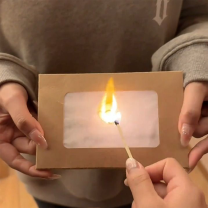 DIY Creative Commemorative Blessing Burning Envelope Birthday Greeting Card (Customizable) party X party