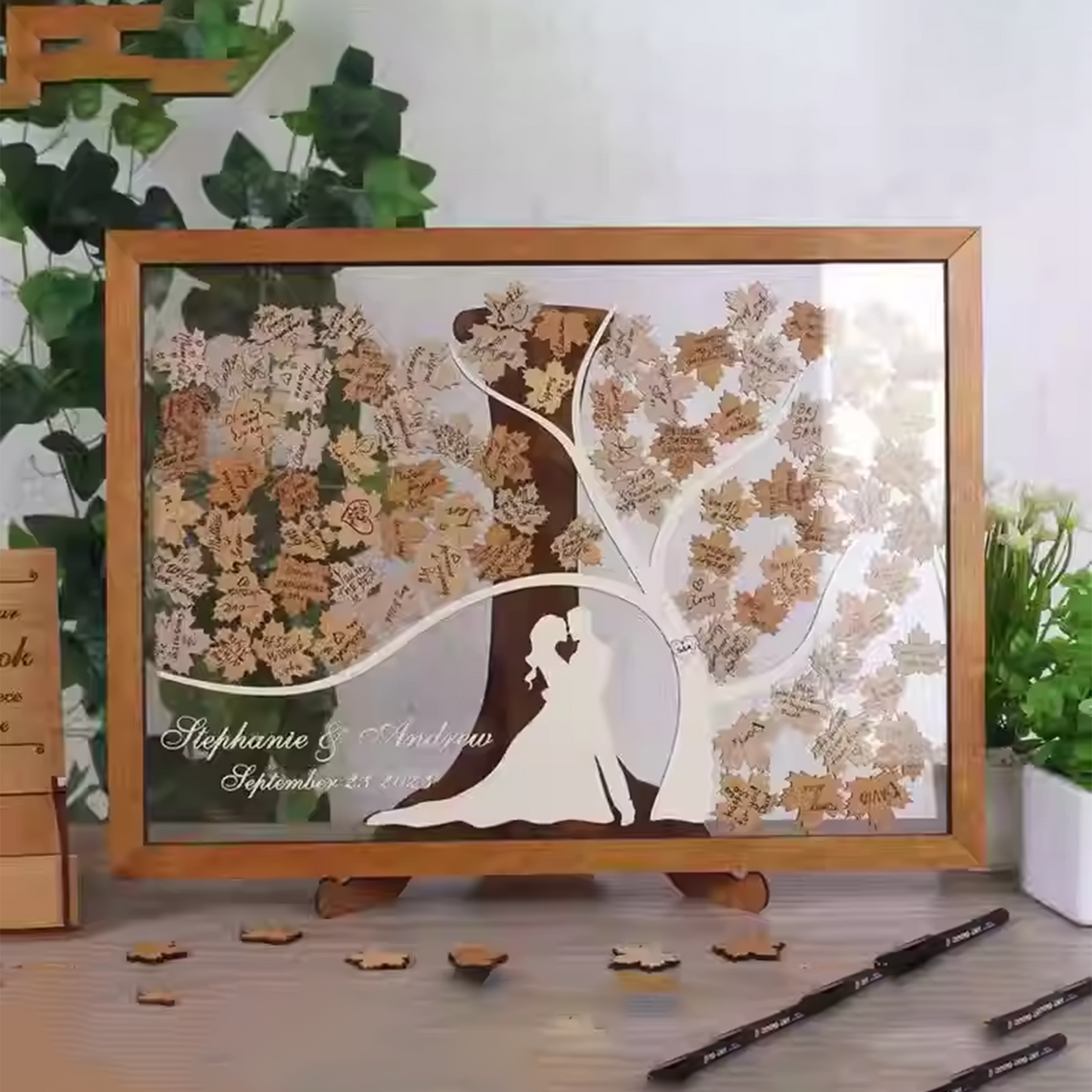 Creative Wedding Sign-in Board – Wedding Blessing Commemorative Signature Photo Frame party X party