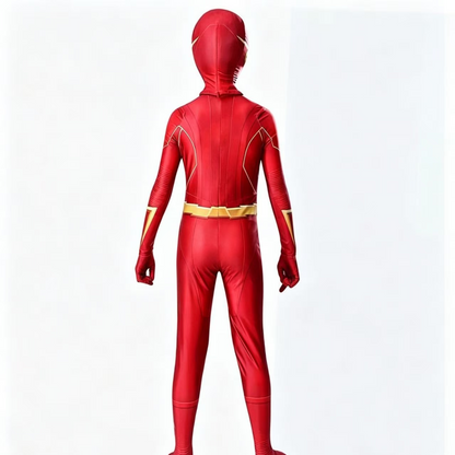 The Flash Season 5 Cosplay Costume Bodysuit with Mask Youth Adult Superhero Jumpsuit Halloween Outfit – DC302 party X party