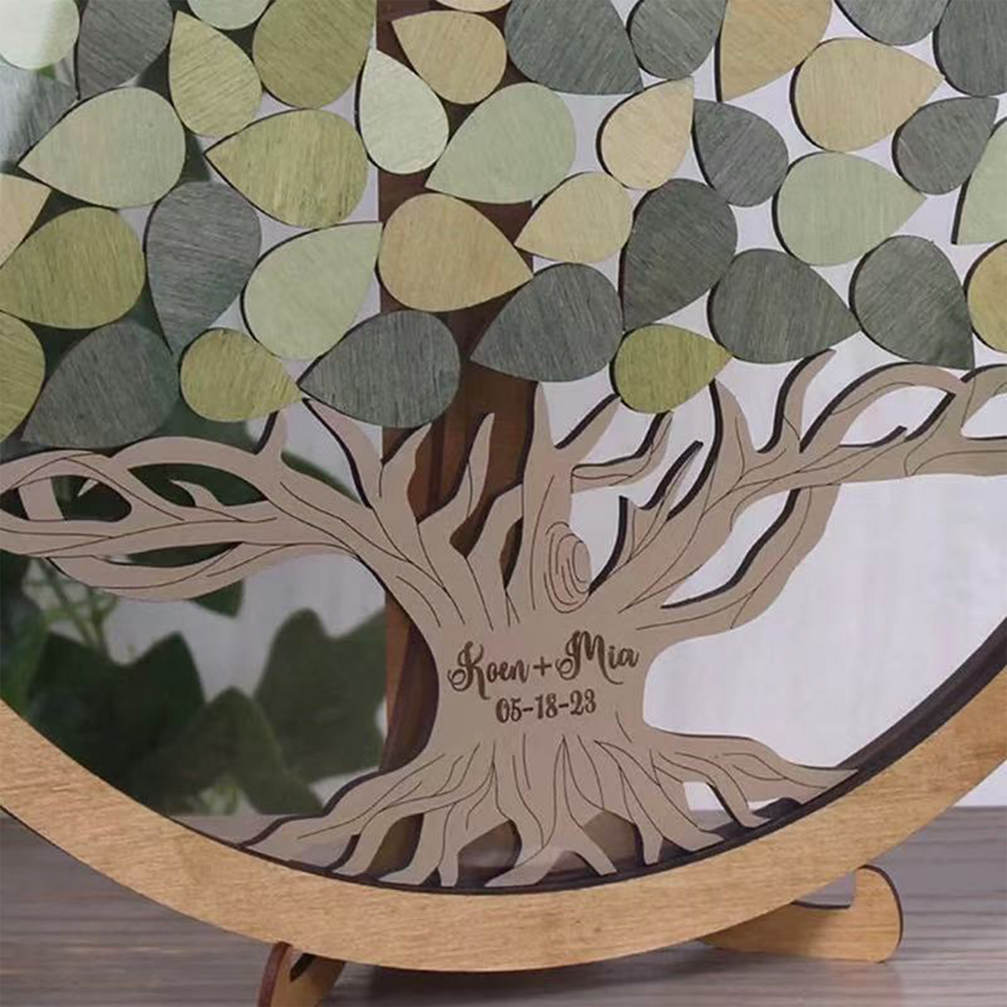 Big Tree Style European Guest Message Display Stand party X party