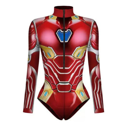 Iron Man Women’s Bodysuit Cosplay Costume – Marvel Superhero Performance Outfit | MTJ316 party X party