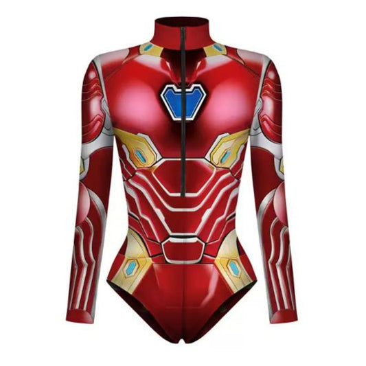 Iron Man Women’s Bodysuit Cosplay Costume – Marvel Superhero Performance Outfit | MTJ316 party X party