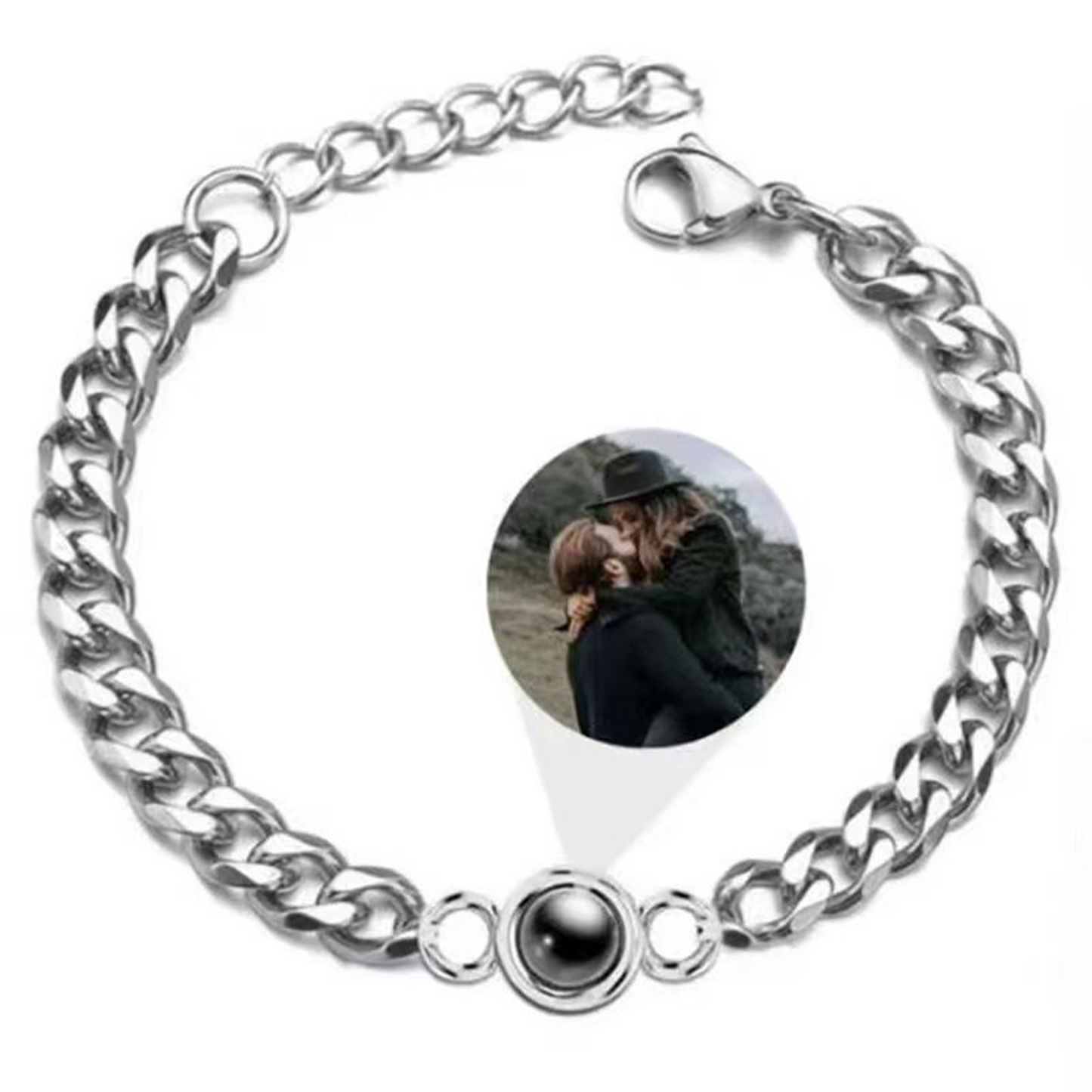 High-End Cuban Chain Projection Bracelet