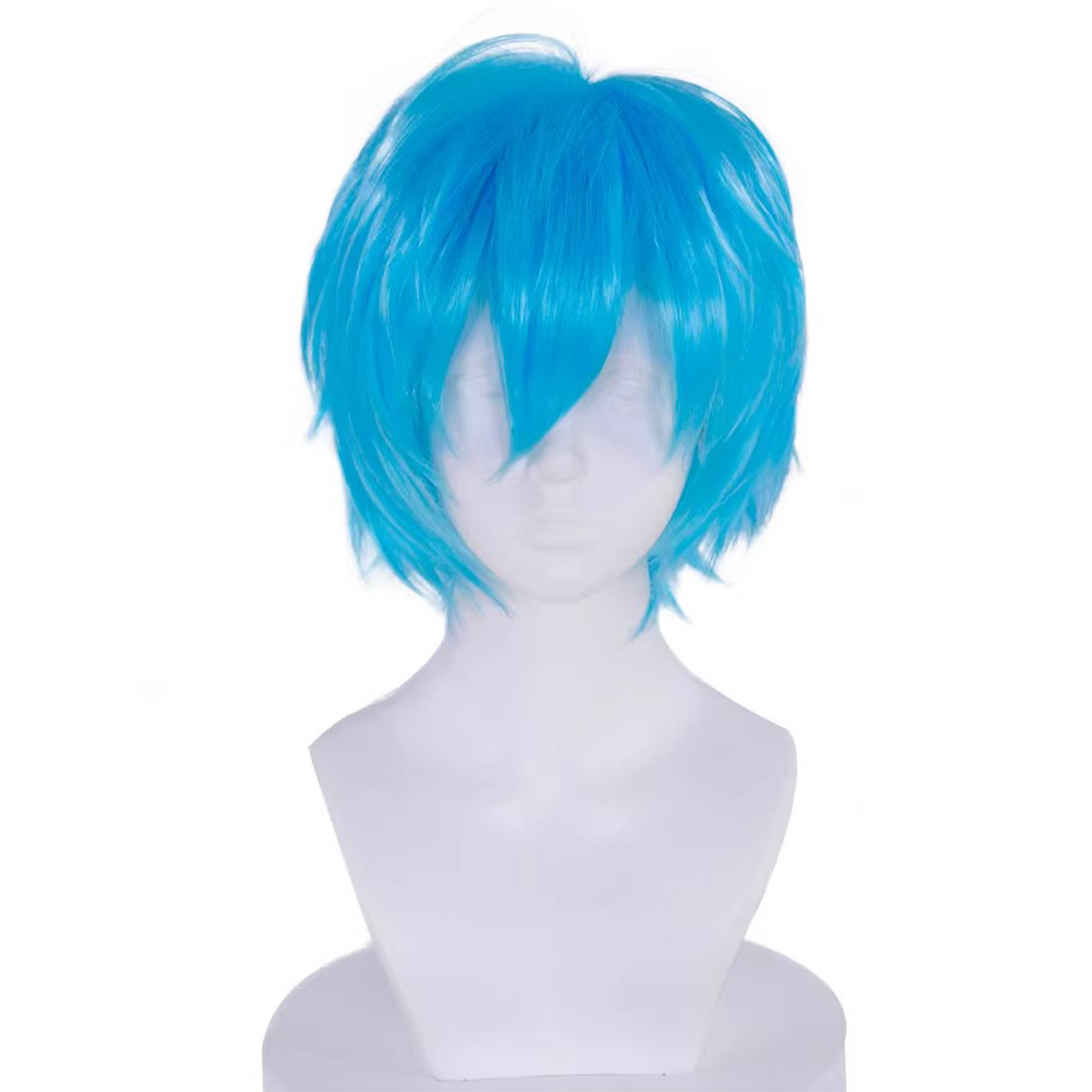 Tomura Shigaraki Cosplay Wig – My Hero Academia Villain Inspired Blue Short Anime Hair Wig | UA019 party X party